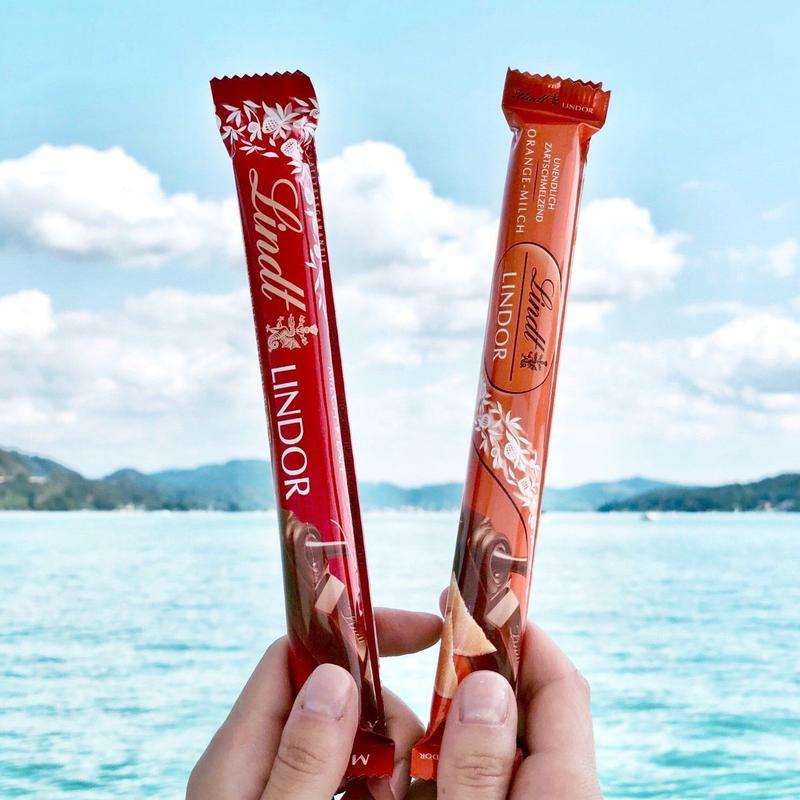 Chocolate Lindt Lindor Barra, Ao Leite, 10 Barrinhas de 38g